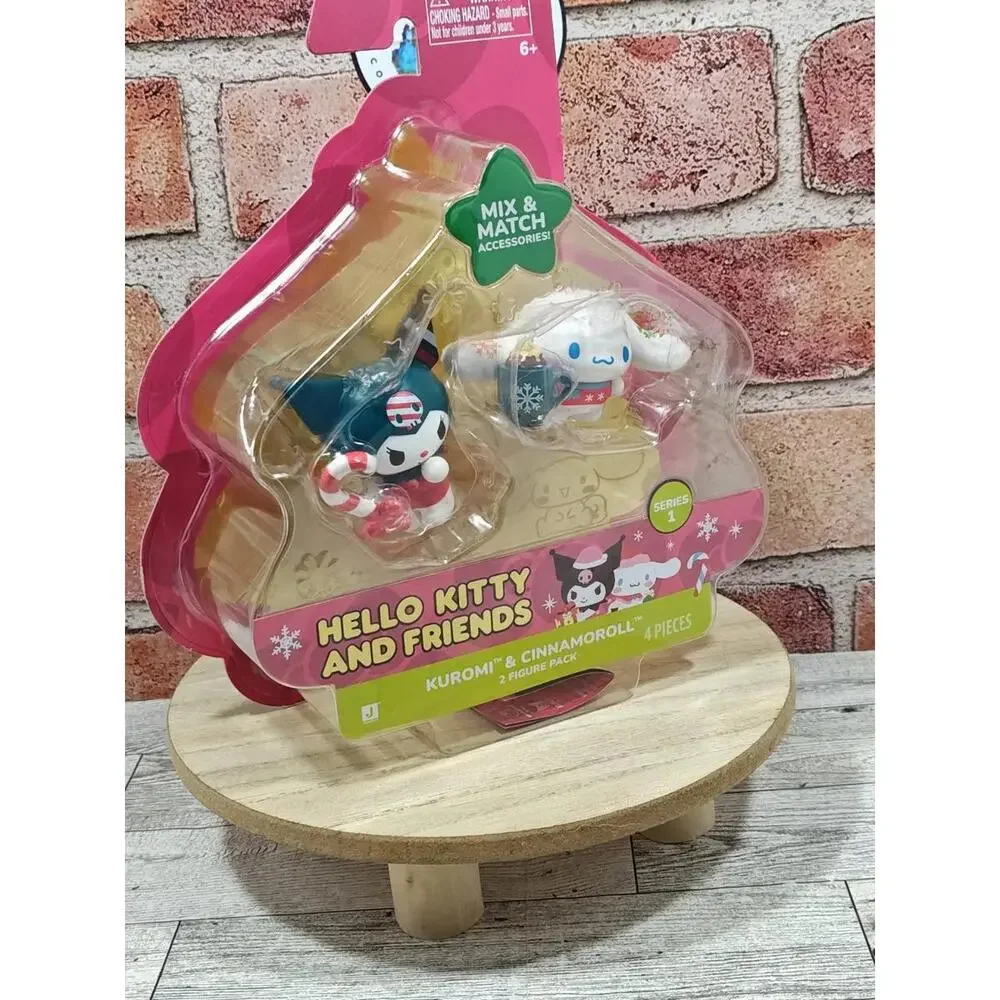 Hello Kitty Friends Holiday Christmas Edition Kuromi & Cinnamoroll Ser 1 Sanrio
